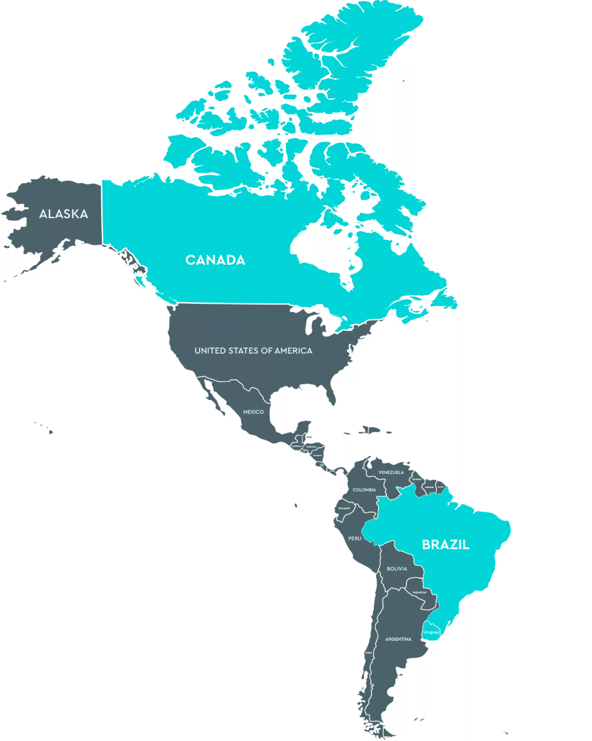Map Ziwig AMERICA